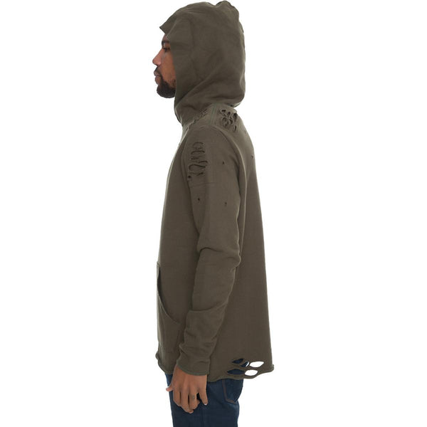 Men's Distressed Hoodie