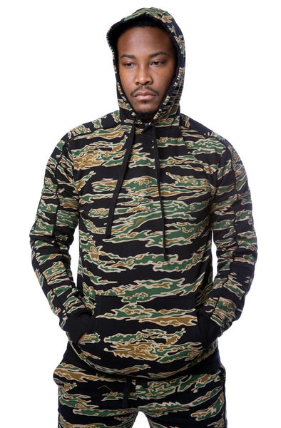 Front View Piped V2 Hoodie