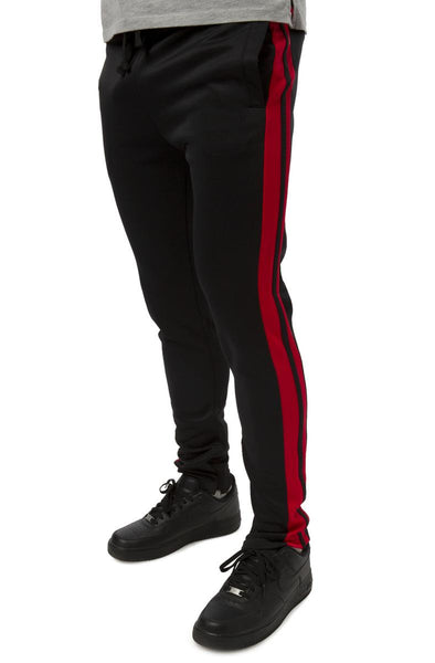 Front View Double Stripe Track Pants
