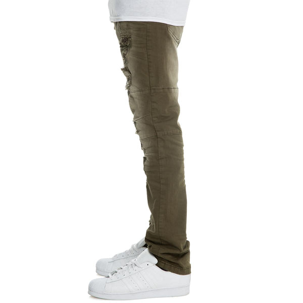 Men's Zipped Ripped Pants