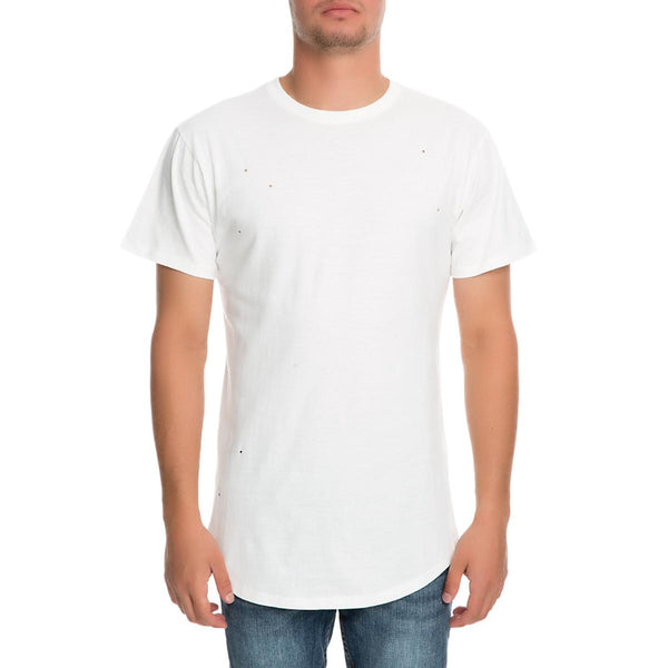Front View Men's Distressed Tee