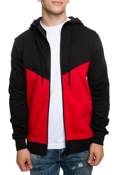 Front View Tech Zip Hoodie