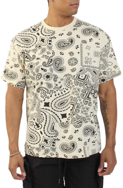 Front View Paisley T-Shirt