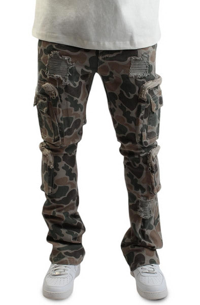Front View Duffer Cargo Stacked Pant