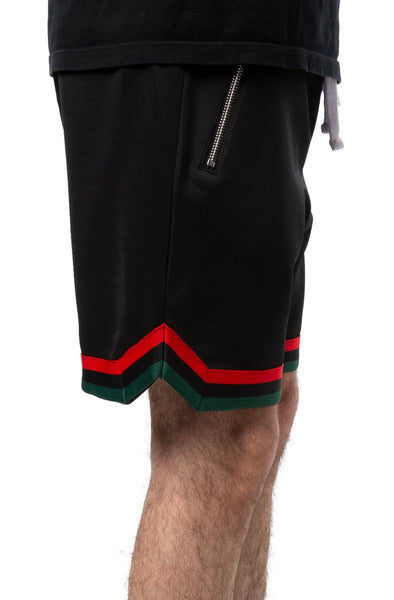 Dropped Track Shorts