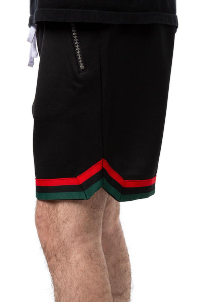 Dropped Track Shorts