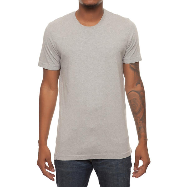 Front View Hi Lo Tee Grey