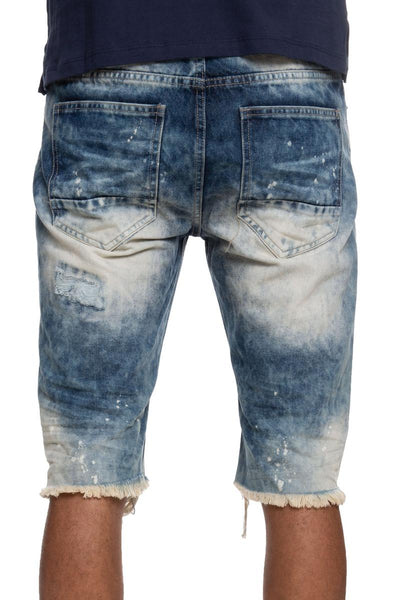 Span Denim Shorts