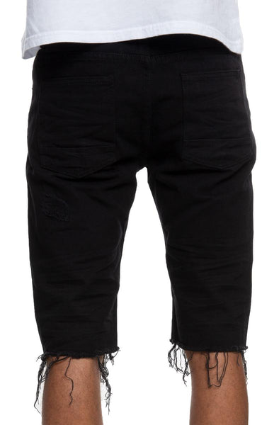 Span Denim Shorts