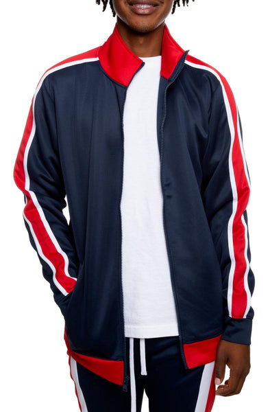 Front View Warmup Track Jacket
