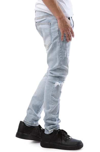 Quinn Distress Basic Jeans