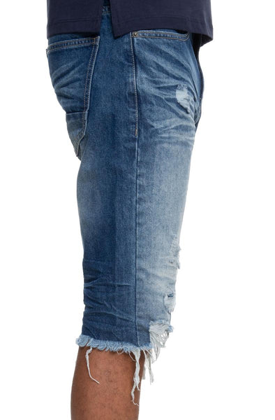 Span Denim Shorts
