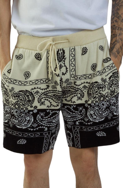 Front View Paisley V2 Knit Short