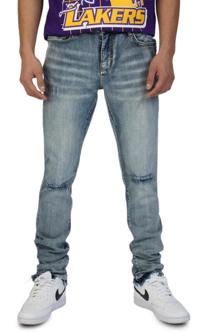 Jacques Shredded Stacked Jeans
