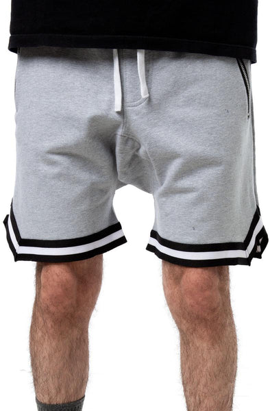 Front View Fleece Track Shorts
