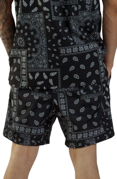 Paisley Nylon Short