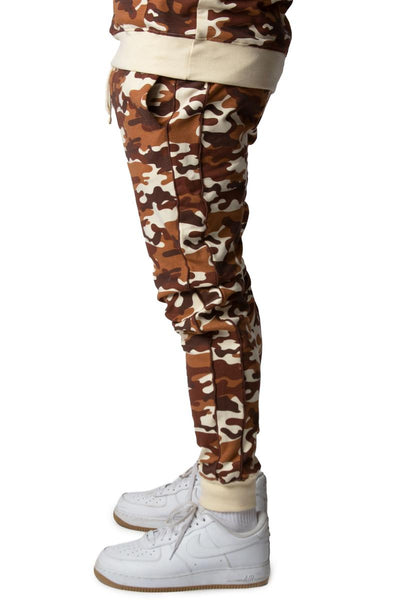 Desert Camo Piped Jogger