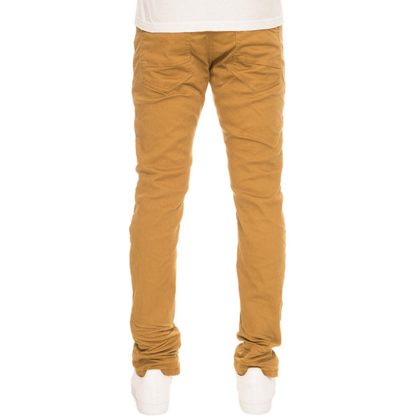 Men's Wheat Ripped Denim Jeans