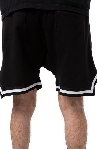 Dropped Track Shorts