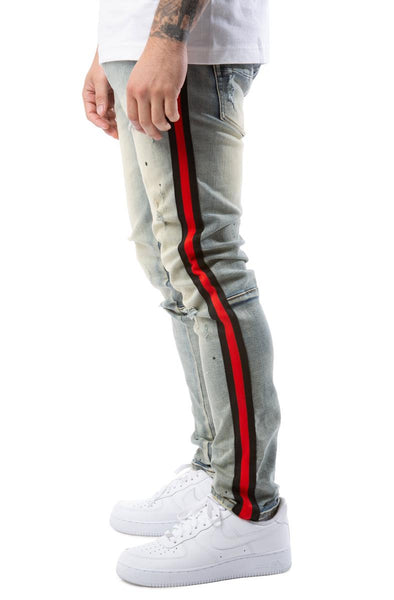 Bronson Striped Jeans