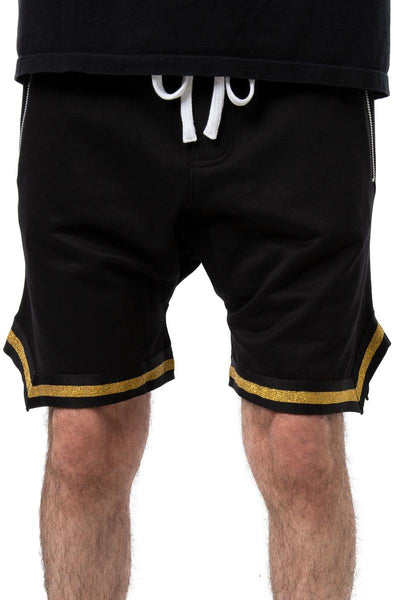 Front View Fleece Track Shorts