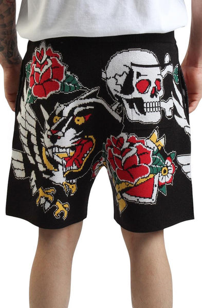 Panther Knit Shorts