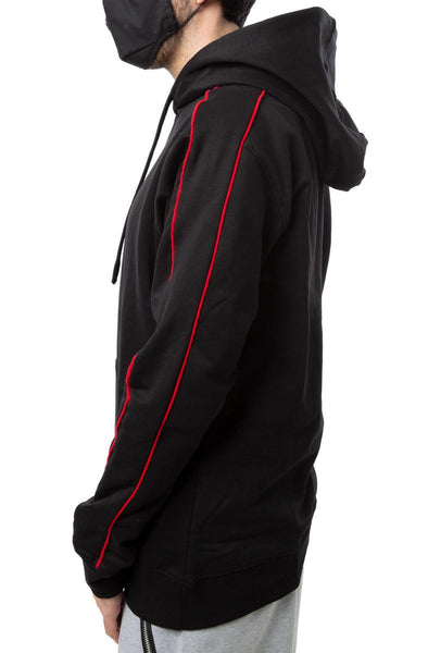 Piped Pullover Hoodie
