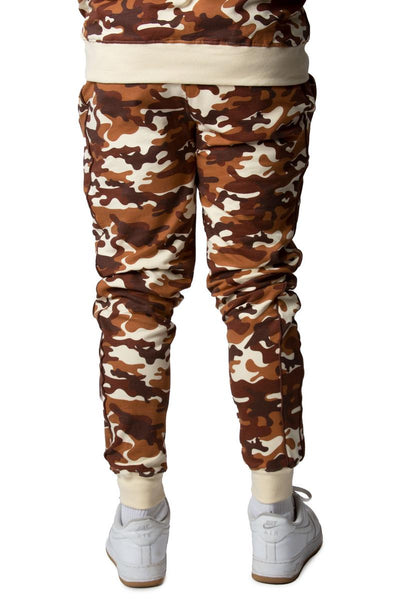 Desert Camo Piped Jogger