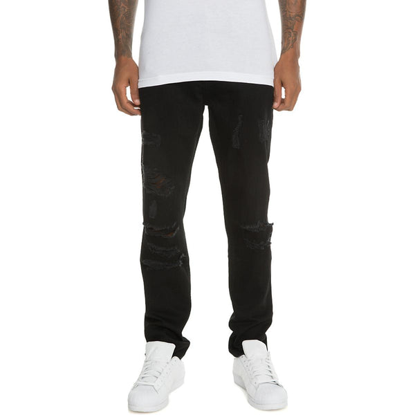 Front View Men's Slim Denim Jeans