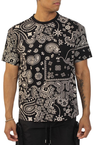 Front View Paisley T-Shirt