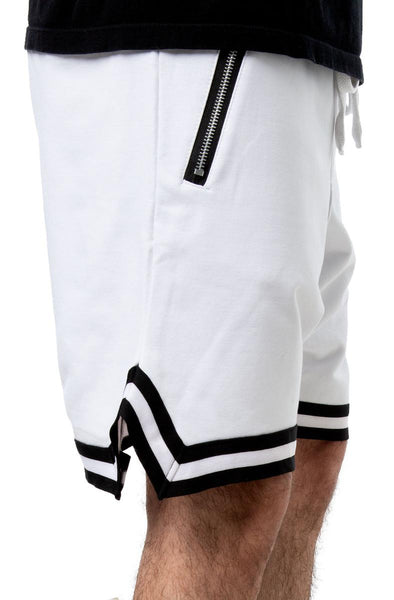 Dropped Track Shorts