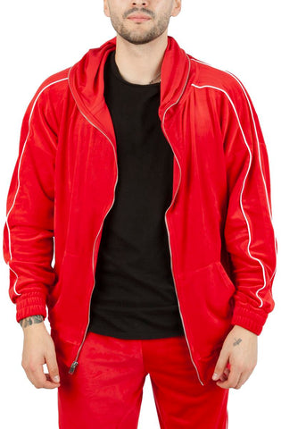 Velour FaceZip Hoodie