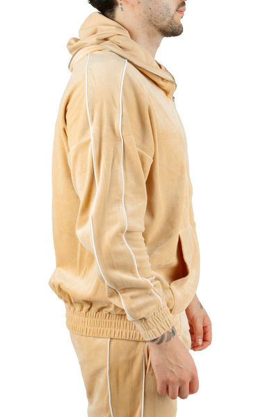 Velour FaceZip Hoodie