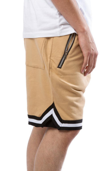 Dropped Track Shorts