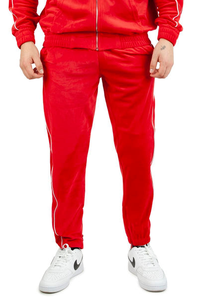 Front View Velour Jogger