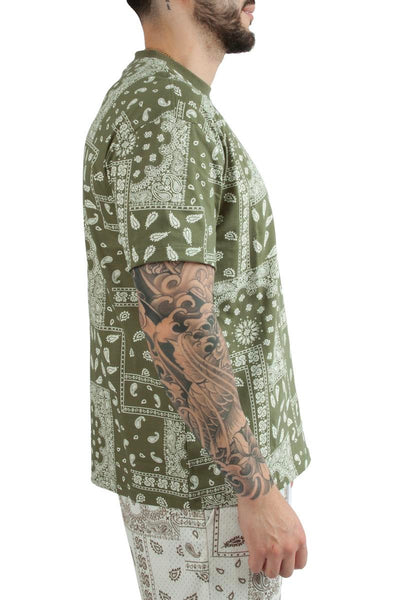 Drop Shoulder Paisley Tee