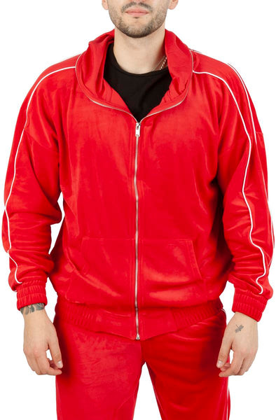 Velour FaceZip Hoodie