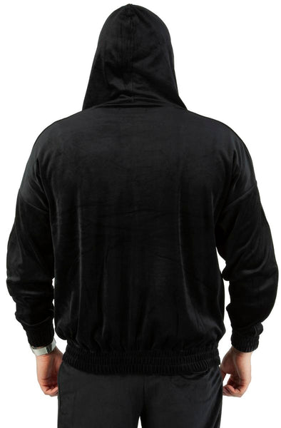 Velour FaceZip Hoodie