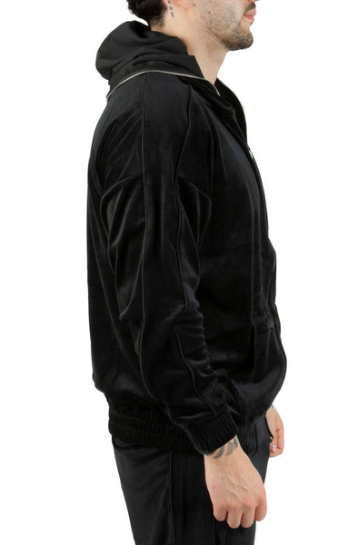 Velour FaceZip Hoodie