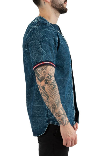 OG Denim Baseball Jersey