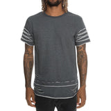 Front View Men's Ripped Tee