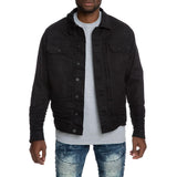 Front View Men's Denim Jacket