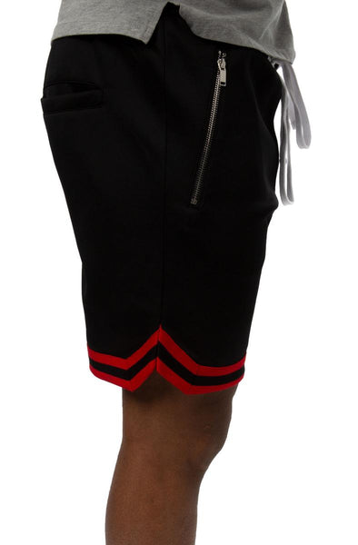 Dropped Track Shorts