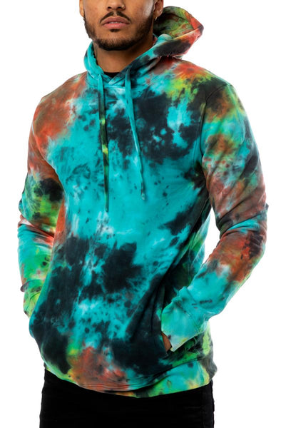 Front View Cole Tie Dye Hoodie