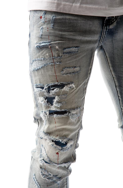 Lloyd Ripped and Torn Jean