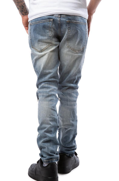 Quinn Distress Basic Jeans