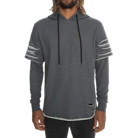 Men's Ripped Hoodie