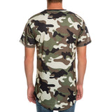Men's Scallop Tee W Zip Si