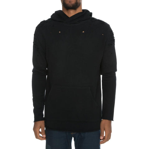 Men's Distressed Hoodie