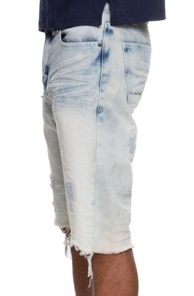 Span Denim Shorts